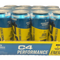 12 Pack x C4 Energy Drink Frozen Bombsicle - Sugar Free Pre Workout