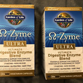New Lot Of 2 Boxes Garden of Life Omega Zyme Ultimate Digestive Blend 180 Caps