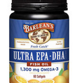 Barlean's Fresh Catch Fish Oil, Ultra EPA·DHA, Orange Flavor 60 softgels
