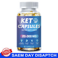 KETO BHB 20000mg Ketone FAT BURNER RAPID Weight Loss Diet Pills Ketosis 60 Caps