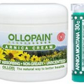 Ollois Homeopathics Ollopain Arnica Cream & Organic Lactose Free Arnica Montana