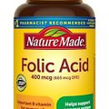 Nature Made Folic Acid 400 mcg (665 mcg DFE), Dietary Supplement for Nervous Sys