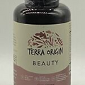 Terra Origin Beauty, Biotin, Vitamin C & A, Collagen. 60 Caps.  Expiration 8/24