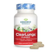 RidgeCrest Herbals ClearLungs Classic Natural Lung and Nasal Daily Health Sup...