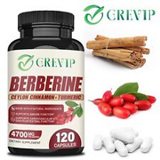 Berberine HCI 4700mg - Ceylon Cinnamon - Blood Sugar Support, Reduce Cholesterol