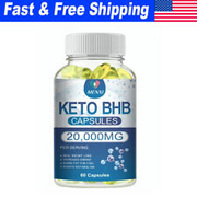 Keto Diet Pills 20,000mg Best Weight Loss Fat Burner Carb Blocker Diet ACV Pills