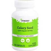 Vitacost Celery Seed - 1,500 mg per serving - 100 Capsules Exp. 3/2026