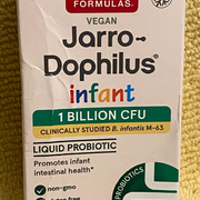 Jarrow Formulas Jarro-Dophilus infant 1 Billion CFU Liquid Probiotic Exp 10/2024