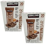 2 Packs Kirkland Signature Protein Bar Chocolate Peanut Butter Chunk 2.12oz 20ct