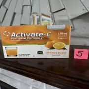 Orange Blast ACTIVATE-C Immune Complex 20 pack dietary supplement drink mix