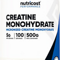 Nutricost Creatine Monohydrate Micronized Powder 5000mg Creatine per Serving
