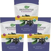Organic Sambucus Zinc Lozenges - With Elderberry & Vitamin C