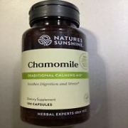 Natures Sunshine Chamomile 100 Caps EXP 11/26 Calming Aid Sooth Digestion Stress