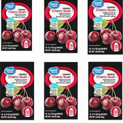 6 BOXES - Great Value Cherry Slush Caffeine Drink Mix Sugar Free 60 PACKETS