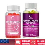 Glutathione Whitening Supplement Antioxidant Anti Aging Skin Whitening Pills