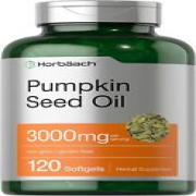 Pumpkin Seed Oil | 3000Mg | 120 Softgel Capsules | Cold Pressed Dietary Suppleme