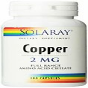 Copper 2mg Dietary Supplement Capsules with Full Range Amino Acid (100 Count)