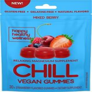 Natural Chill Magnesium Gummies by HHW for Relaxing Strawberry Flavor (30 Count)