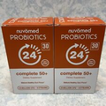 Nuvomed Probiotics Complete 50+ Mature Healthy Gut Flora 60 Capsules Exp 11/24