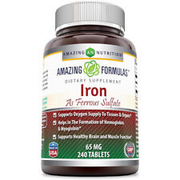 Amazing Formulas Ferrous Sulfate Iron As Ferrous Sulfate for Better Absorption