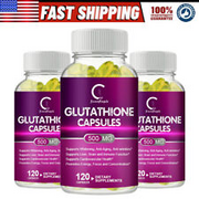 L-Glutathione Capsule 500mg Natural Skin Whitening Pills Anti-Aging Anti Wrinkle