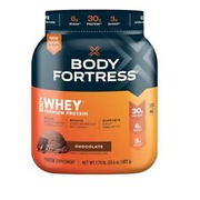 Body Fortress 100% Whey, Premium Protein Powder, Flavors, 1.74lbs Packaging Vary