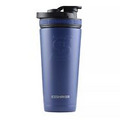 Ice Shaker Double Walled Vacuum Insulated Protein Shaker Bottle Navy 26 oz.