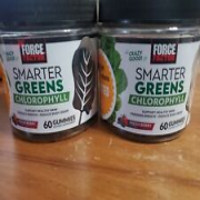 2x Force Factor Smarter Greens Chlorophyll Gummies Berry Supplement 60ct NEW