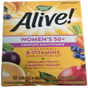 Nature's Way Alive! Women's 50+ Ultra Potency Multivitamin 50ct Exp2025 #6621
