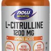 Now Foods L-Citrulline 1,200 mg 120 Tablet
