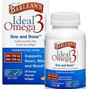 Barlean's Ideal Omega 3 30 Softgels
