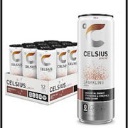 CELSIUS Sparkling Cola Fitness Drink, ZERO Sugar, 12oz. Slim Can,12 Pack,Healthy