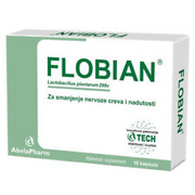 Flobian - reduces flatulence, eliminates gases, removes stomach pain - natural