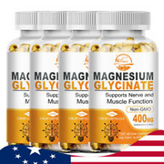 NL Magnesium Glycinate 400mg With Vitamin D3,Zinc Improve Sleep,Muscle Health