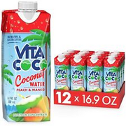 Vita Coco Coconut Water Peach & Mango - Naturally Hydrating Electrolyte Drink...