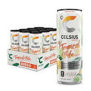 Sparkling Tropical Vibe,Functional Essential Energy Drink 12 fl oz Can