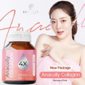 ANA Colly 100% Collagen Peptide Radiance Aura Soft Skin Dark Pure 60 Capsules