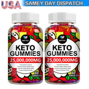 Keto ACV BHB Gummies For Fat Burn Weight Loss Detox Keto Diet Gummies 2 Packs