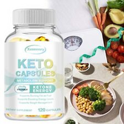 Keto Capsules 800mg-Weight Loss Supplement,Fat Burner,Appetite Suppressant,Detox