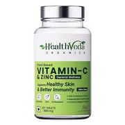 Natural Vitamin C 1000 mg I 120 Veg Tablets I Boosts Immunity, Antioxidant