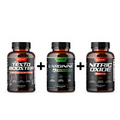 Nitric Oxide + Testosterone Booster + L-Arginine - Pre Workout, Muscle Builder (