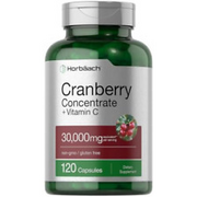 Cranberry Pills | 120 Capsules | 30,000 mg + Vitamin C