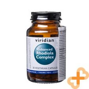 VIRIDIAN Enhanced Rhodiola Complex 30 Capsules Stress Fatigue Reduction Support