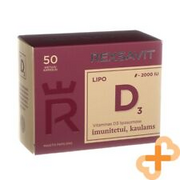 REXSAVIT LIPO Vitamin D3 2000 IU Immune System Support Supplement 50 Capsules