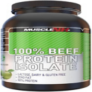 Musclenh2 Beef Protein Isolate Powder 90%, High Protein, Low Fat, Dairy Free, Gl