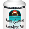 Source Naturals Acetyl L-Carnitine & Alpha-Lipoic Acid 650mg - 180 Tablets
