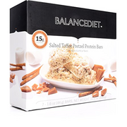 BalanceDiet™ | Protein Bar | 15g of Protein | Low Carb | 7 Bar Box (Salted Toffee Pretzel)