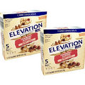 Millville Elevation Protein Bars Snack Endulgent Treat 1.4oz Bars 5g Protein (Cranberry Almond, 2 Pack (10 Bars))