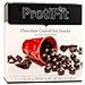 PROTIFIT - High Protein Soy Snack Puffs, 15g Protein, Low Calorie, Low Fat, Low Sugar, Low Carb, Ideal Protein Compatible, 7 Servings Per Box (Chocolate)