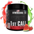 DownRange 1st Call Pre Workout Powder, Preworkout for Men & Women, Amino Acid Beta Alanine & Caffeine for Pump, Energy and Focus Support, 30 Serving (Mission Melon - Strawberry Watermelon)